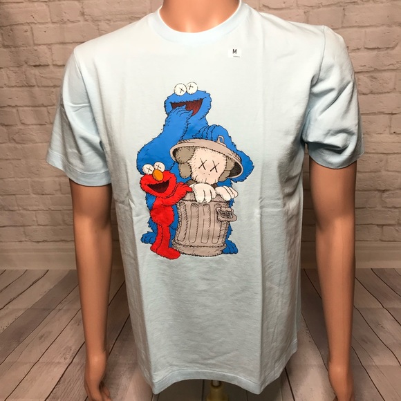 Kaws x Sesame Street Companion Trash Can Tee - Picture 2 of 4